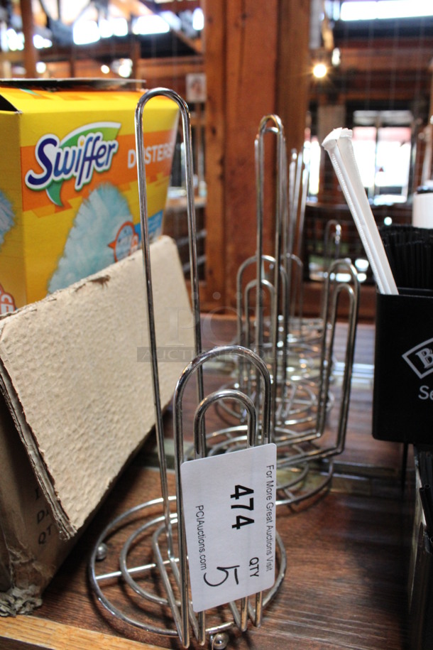 5 Metal Countertop Paper Towel Holders. 6x6x12. 5 Times Your Bid! (bar) - Image 2 of 3