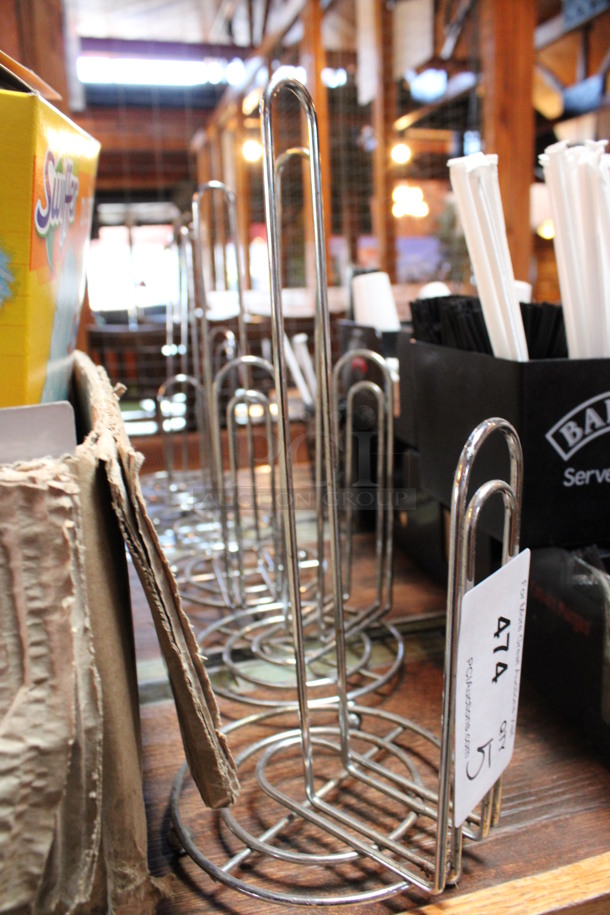 5 Metal Countertop Paper Towel Holders. 6x6x12. 5 Times Your Bid! (bar) - Image 3 of 3