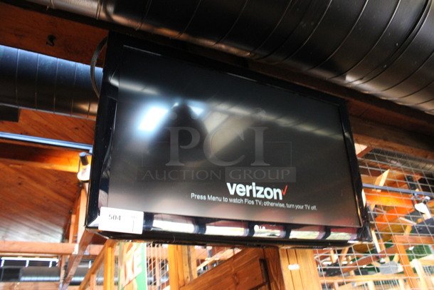 LG 37" Television and TV Mount. Buyer Must Pick Up - We Will Not Ship This Item. Tested and Working! BUYER MUST REMOVE. (dining room) - Image 2 of 5