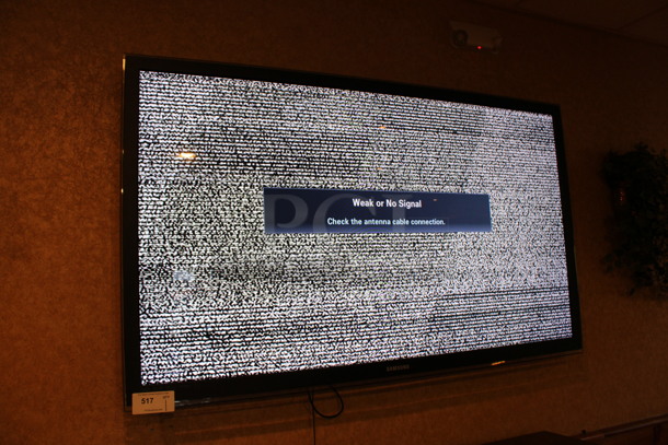 Samsung 65" Television and TV Mount. Buyer Must Pick Up - We Will Not Ship This Item. Tested and Working! BUYER MUST REMOVE. (billiards room) - Image 3 of 4