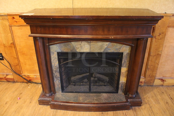 Model 28EF023SRA Electric Powered Fireplace. 52x21x44. (billiards room)