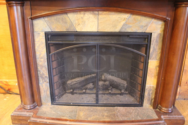 Model 28EF023SRA Electric Powered Fireplace. 52x21x44. (billiards room) - Image 2 of 6