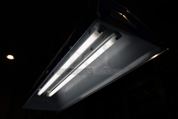 Bud Light Ceiling Mount Light Fixture. BUYER MUST REMOVE. 46x13.5x10.5. (billiards room) - Image 6 of 6