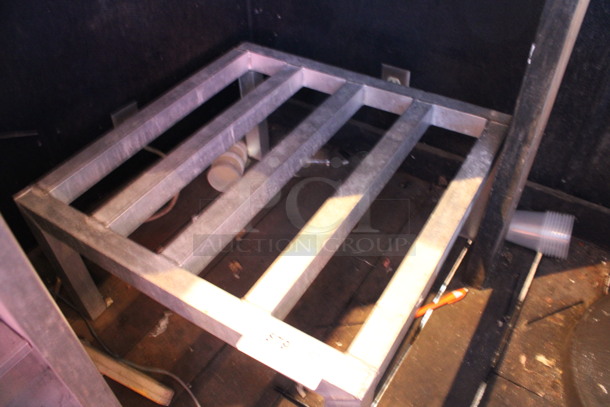 Metal Dunnage Rack. 24x24x12. (bar on patio) - Image 2 of 3