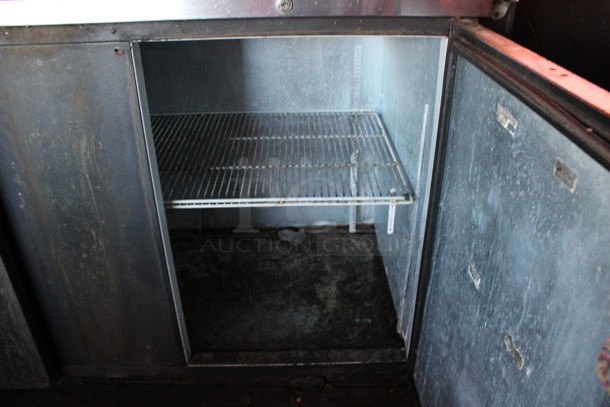 Beverage Air Model BB68-1 Stainless Steel Commercial 2 Door Back Bar Cooler. 115 Volts, 1 Phase. 69x28.5x37.5. (bar on patio) - Image 4 of 6