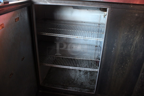 Beverage Air Model BB68-1 Stainless Steel Commercial 2 Door Back Bar Cooler. 115 Volts, 1 Phase. 69x28.5x37.5. (bar on patio) - Image 5 of 6