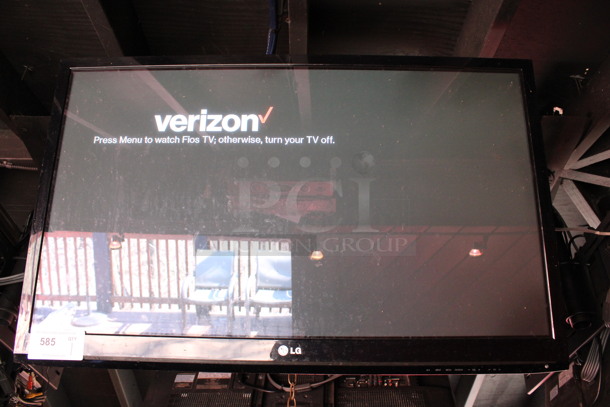 LG 37" Television and TV Mount. Buyer Must Pick Up - We Will Not Ship This Item. Tested and Working! BUYER MUST REMOVE. (bar on patio) - Image 6 of 6
