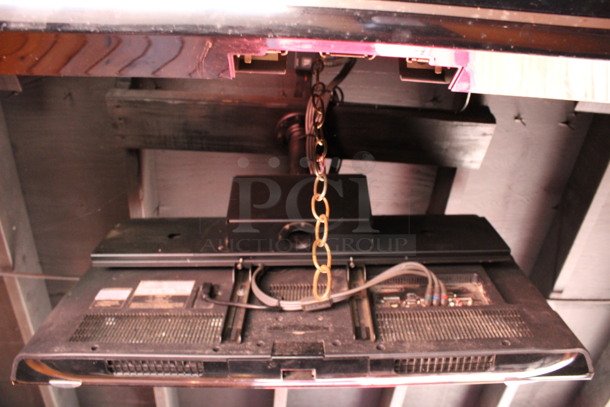 LG 37" Television and TV Mount. Buyer Must Pick Up - We Will Not Ship This Item. Tested and Working! BUYER MUST REMOVE. (bar on patio) - Image 4 of 6