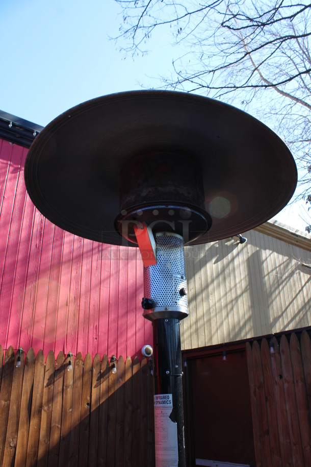 2011 Sunglo Metal Commercial Natural Gas Powered Patio Heater. Unit Does Not Work. BUYER MUST REMOVE. 32x32x95. (patio) - Image 2 of 5