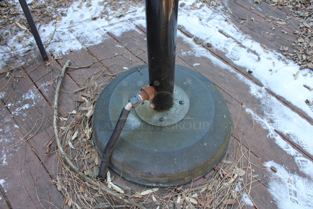 2011 Sunglo Model A242 Metal Commercial Natural Gas Powered Patio Heater. BUYER MUST REMOVE. 32x32x95. (patio) - Image 2 of 5