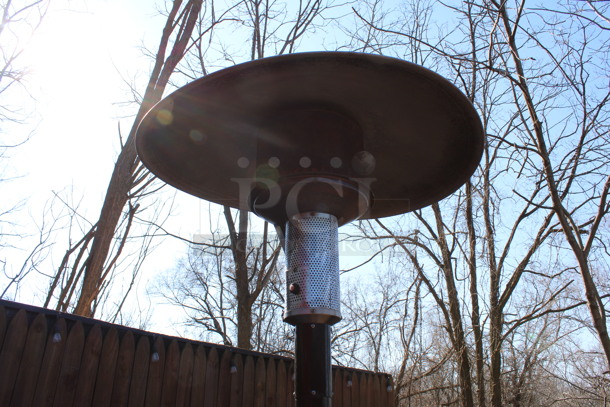 2011 Sunglo Model A242 Metal Commercial Natural Gas Powered Patio Heater. BUYER MUST REMOVE. 32x32x95. (patio) - Image 3 of 5