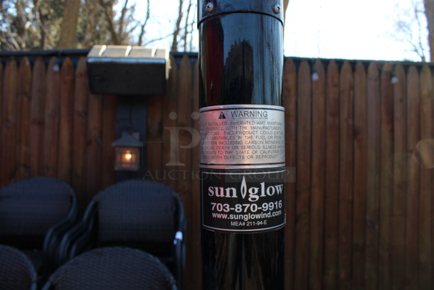 2011 Sunglo Model A242 Metal Commercial Natural Gas Powered Patio Heater. BUYER MUST REMOVE. 32x32x95. (patio) - Image 4 of 5