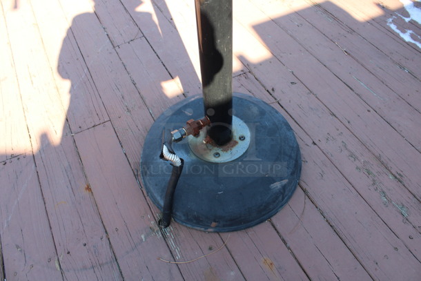 2011 Sunglo Model A242 Metal Commercial Natural Gas Powered Patio Heater. BUYER MUST REMOVE. 32x32x95. (patio) - Image 3 of 5