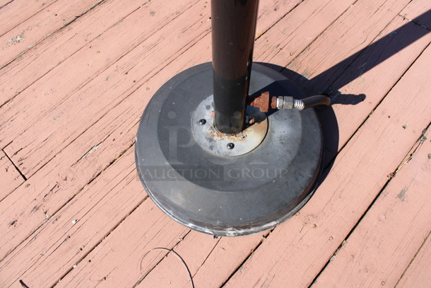 2011 Sunglo Model A242 Metal Commercial Natural Gas Powered Patio Heater. BUYER MUST REMOVE. 32x32x95. (patio) - Image 4 of 5