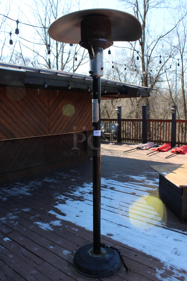 2011 Sunglo Model A242 Metal Commercial Natural Gas Powered Patio Heater. BUYER MUST REMOVE. 32x32x95. (patio) - Image 2 of 5