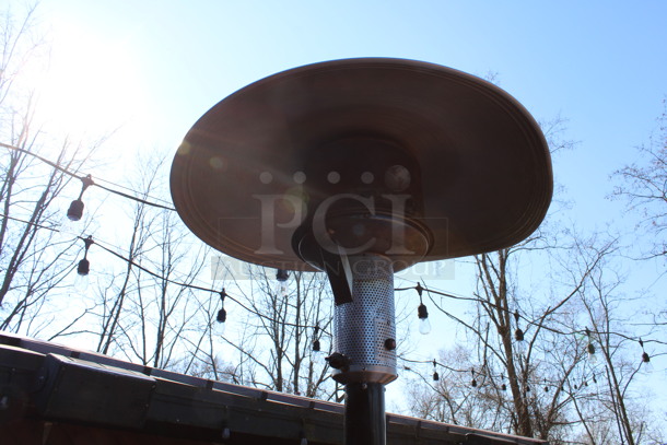 2011 Sunglo Model A242 Metal Commercial Natural Gas Powered Patio Heater. BUYER MUST REMOVE. 32x32x95. (patio) - Image 3 of 5