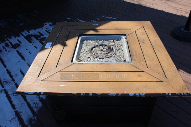 Bond Model HYFP50055-2 Metal Natural Gas Powered Fire Pit. 50,000 BTU. 45x45x24. (patio) - Image 4 of 6