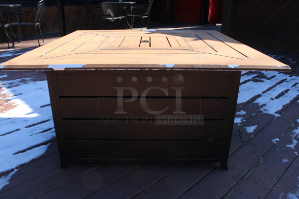 Bond Model HYFP50055-2 Metal Natural Gas Powered Fire Pit. 50,000 BTU. 45x45x24. (patio) - Image 6 of 6