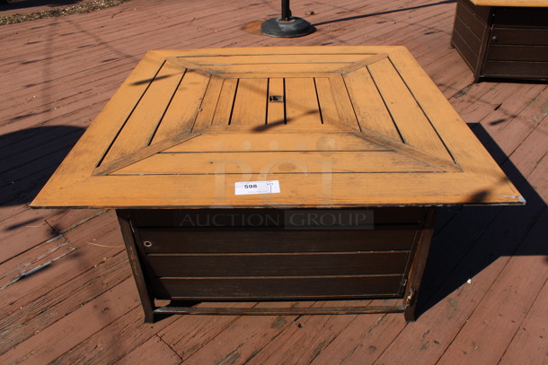 Bond Model HYFP50055-2 Metal Natural Gas Powered Fire Pit. 50,000 BTU. 45x45x24. (patio) - Image 2 of 5