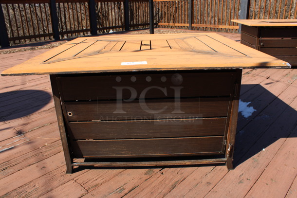 Bond Model HYFP50055-2 Metal Natural Gas Powered Fire Pit. 50,000 BTU. 45x45x24. (patio) - Image 3 of 5