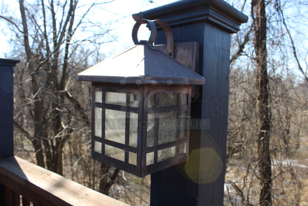 9 Metal Patio Lantern Lights. BUYER MUST REMOVE. 7x8x12. 9 Times Your Bid! (patio) - Image 2 of 4