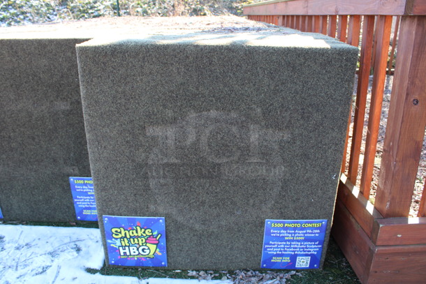 ALL ONE MONEY! Lot of 23 Wooden Blocks. 36x12x36. (backyard) - Image 1 of 4