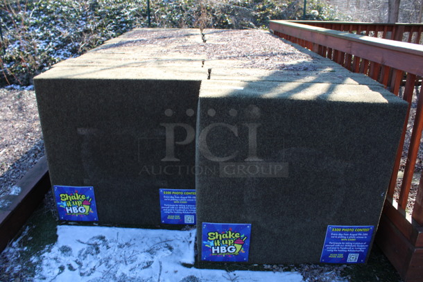 ALL ONE MONEY! Lot of 23 Wooden Blocks. 36x12x36. (backyard) - Image 2 of 4