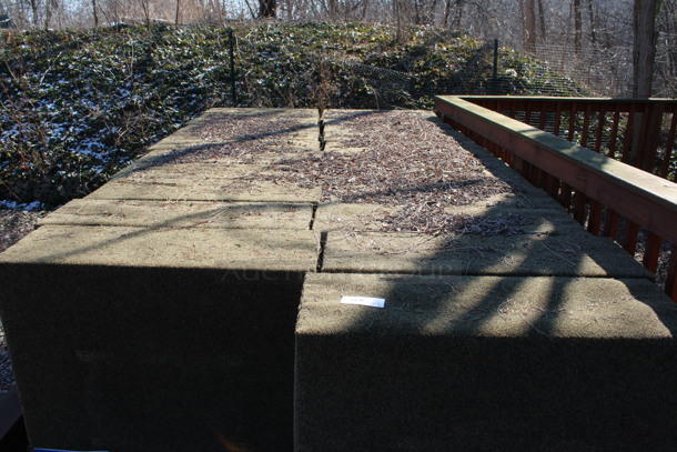 ALL ONE MONEY! Lot of 23 Wooden Blocks. 36x12x36. (backyard) - Image 3 of 4