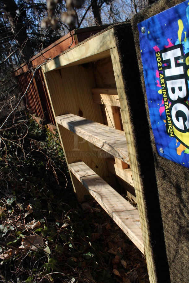 ALL ONE MONEY! Lot of 23 Wooden Blocks. 36x12x36. (backyard) - Image 4 of 4