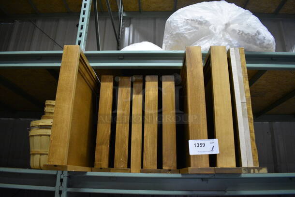 ALL ONE MONEY! Lot of Wooden Panels! Includes 60x4x19.5. (warehouse)