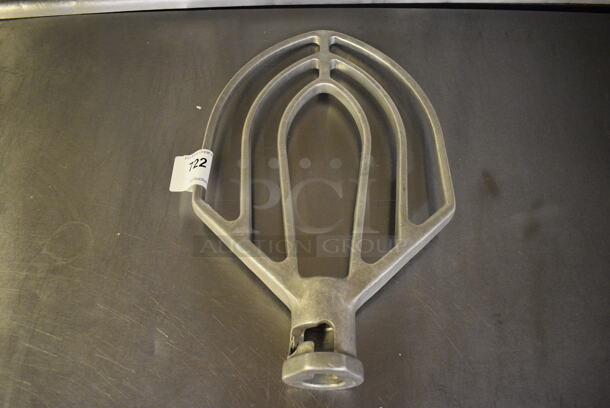Hobart Model VMLH60 Metal Commercial 60 Quart Paddle Attachment for Mixer. 12x3.5x19.5. (bakery kitchen)