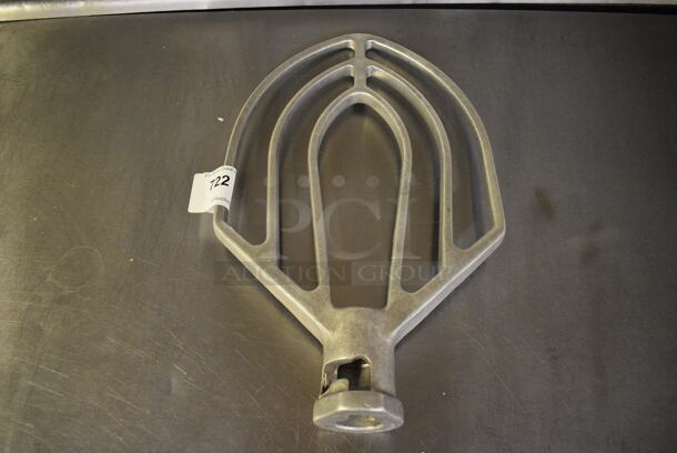 Hobart Model VMLH60 Metal Commercial 60 Quart Paddle Attachment for Mixer. 12x3.5x19.5. (bakery kitchen) - Image 1 of 5