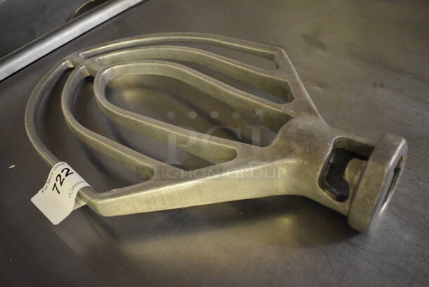 Hobart Model VMLH60 Metal Commercial 60 Quart Paddle Attachment for Mixer. 12x3.5x19.5. (bakery kitchen) - Image 3 of 5
