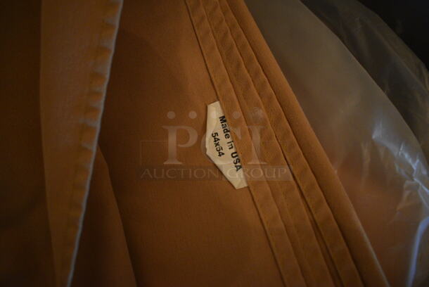 ALL ONE MONEY! Lot of Gray Poly Bin of Tablecloths! Includes 54x54. (main dining room) - Image 4 of 6