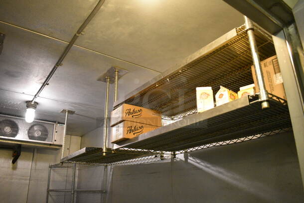 8'x13.5'x8.5' Walk In Freezer w/ Ramp. Does Not Include Contents. Compressor Will Be Taken Down From Roof Prior To Pick Up Day. BUYER MUST REMOVE. Unit Was In Working Condition When Restaurant Closed. (bakery kitchen) - Image 7 of 10