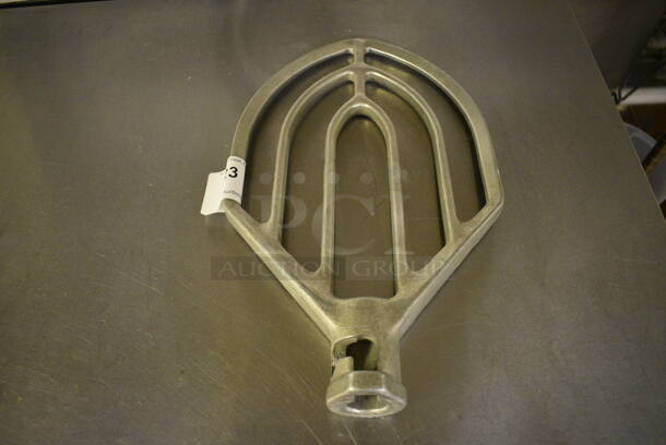 Hobart Model DS30B Metal Commercial 30 Quart Paddle Attachment for Mixer. 10x2.5x16.5. (bakery kitchen) - Image 1 of 5