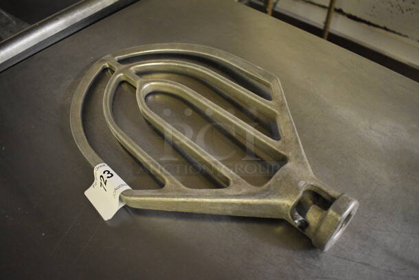 Hobart Model DS30B Metal Commercial 30 Quart Paddle Attachment for Mixer. 10x2.5x16.5. (bakery kitchen) - Image 2 of 5