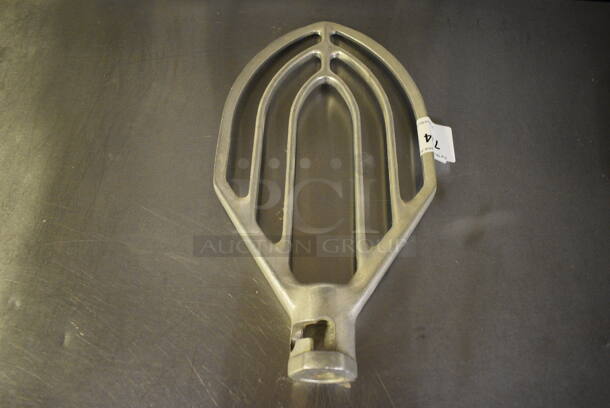 Hobart Model VMLH40B Metal Commercial 40 Quart Paddle Attachment for Mixer. 10x3x18.5. (bakery kitchen)