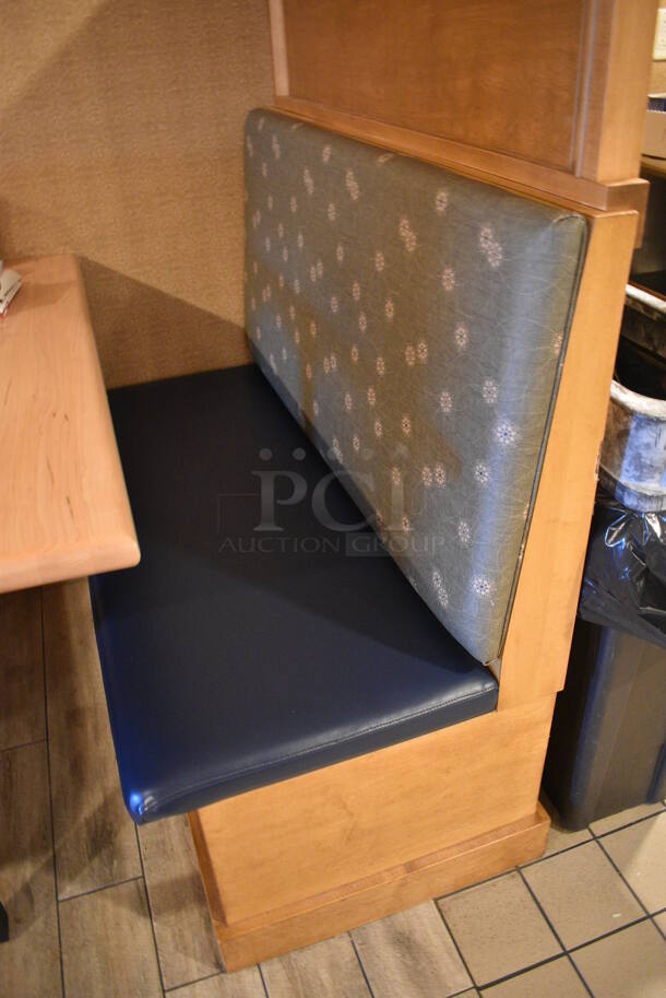 ALL ONE MONEY! Lot of Two Single Sided Booths, Double Sided Booth. Does Not Include Tables. BUYER MUST REMOVE. 48x24x42, 48x59x42. (employee breakroom) - Image 2 of 5