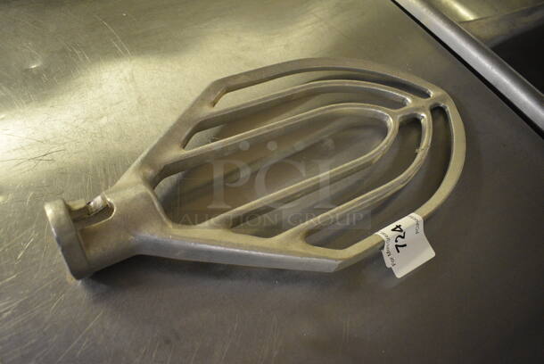 Hobart Model VMLH40B Metal Commercial 40 Quart Paddle Attachment for Mixer. 10x3x18.5. (bakery kitchen) - Image 2 of 5