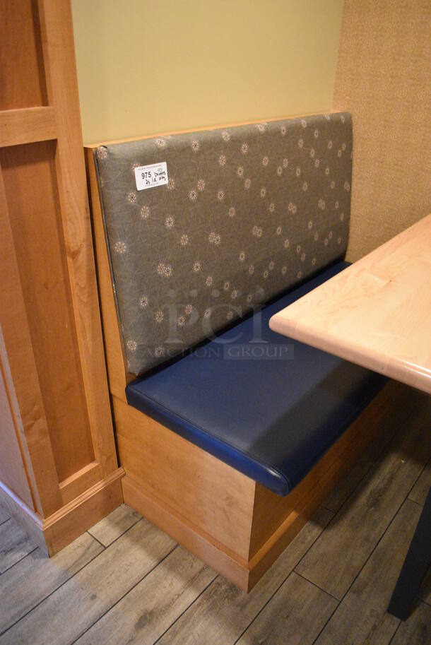 ALL ONE MONEY! Lot of Two Single Sided Booths, Double Sided Booth. Does Not Include Tables. BUYER MUST REMOVE. 48x24x42, 48x59x42. (employee breakroom) - Image 4 of 5