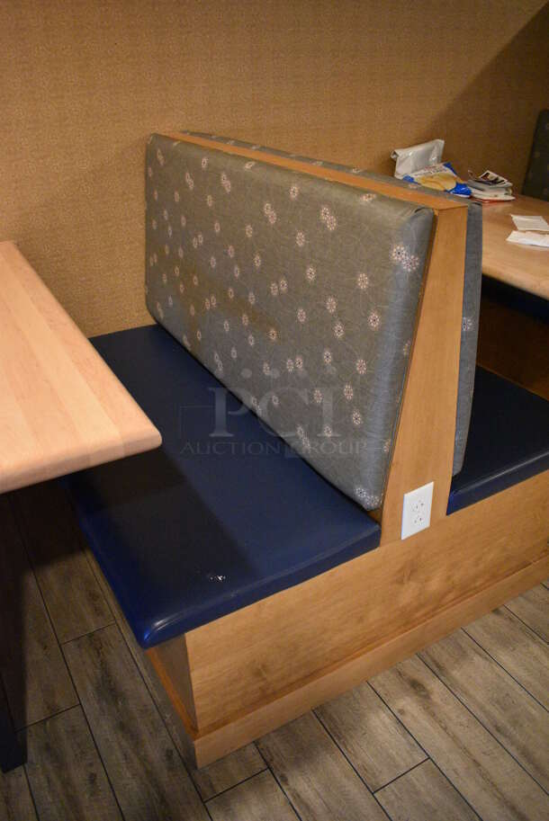 ALL ONE MONEY! Lot of Two Single Sided Booths, Double Sided Booth. Does Not Include Tables. BUYER MUST REMOVE. 48x24x42, 48x59x42. (employee breakroom) - Image 5 of 5