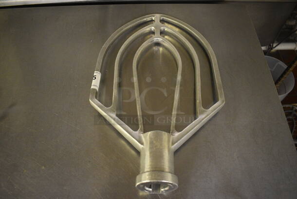Alfa Model 60B Metal Commercial 60 Quart Paddle Attachment for Hobart Mixer. 12x4x19.5. (bakery kitchen) - Image 1 of 5