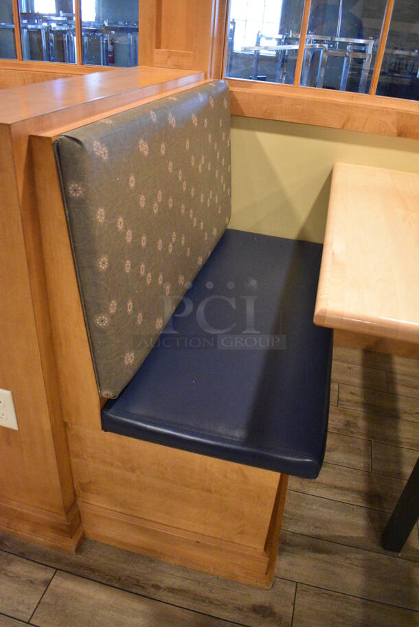 ALL ONE MONEY! Lot of Six Single Sided Booths. Does Not Include Tables. BUYER MUST REMOVE. 48x24x42. (employee breakroom) - Image 4 of 8