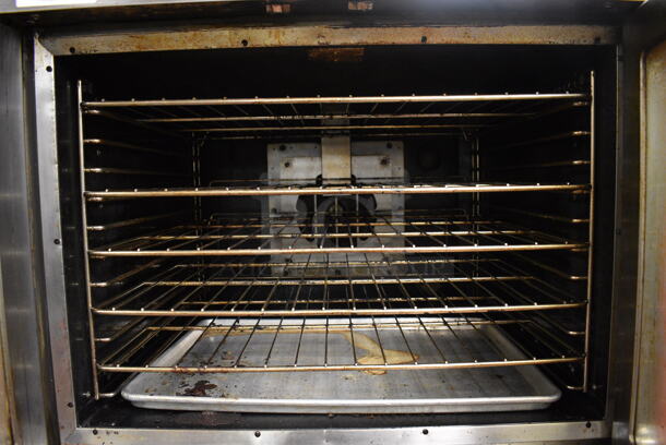 2 Vulcan Model VC6GD-9 ENERGY STAR Stainless Steel Commercial Natural Gas Powered Full Size Convection Ovens w/ View Through Doors, Metal Oven Racks and Thermostatic Controls. 40.5x37x70. 2 Times Your Bid! Unit Was In Working Condition When Restaurant Closed.  (kitchen) - Image 7 of 11