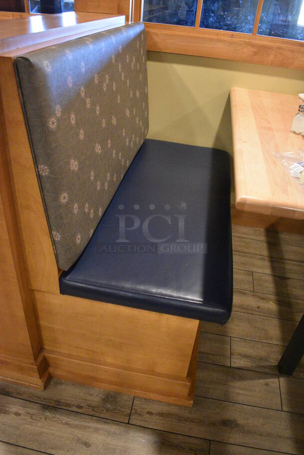 ALL ONE MONEY! Lot of Six Single Sided Booths. Does Not Include Tables. BUYER MUST REMOVE. 48x24x42. (employee breakroom) - Image 6 of 8