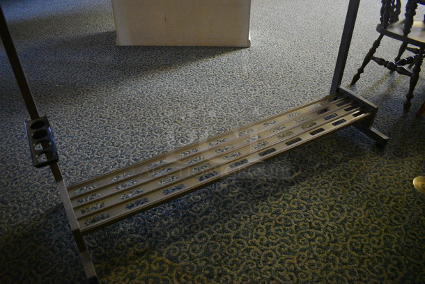 Metal Coat Rack. 61x19x68. (yellow clothing store) - Image 2 of 3