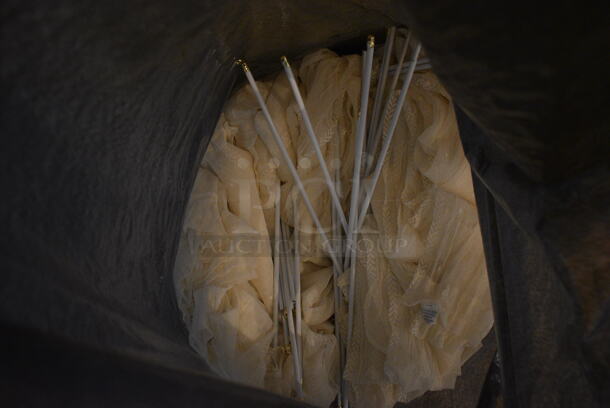 ALL ONE MONEY! Lot of 3 Bags of Fabric Including Curtains and Tablecloths! (main dining room) - Image 3 of 4