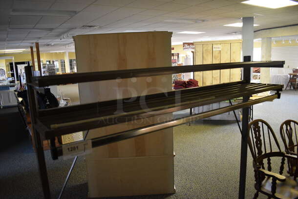 Metal Coat Rack. 61x19x68. (yellow clothing store) - Image 3 of 3
