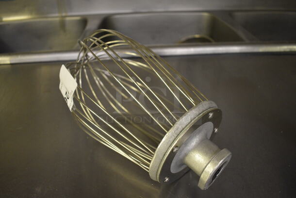 Metal Commercial Whisk Attachment for Hobart Mixer. Appears To Be 20 Quart. 7x7x12.5. (bakery kitchen) - Image 2 of 4